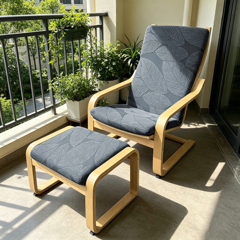 Leaves Jacquard Poang Chair Pa - đánh giá và giá Visitor Chair Padded