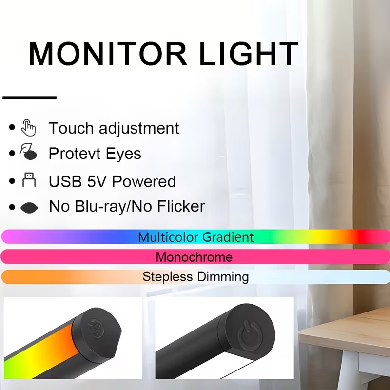 LED Monitor Light Bar 30cm 40c - đánh giá và giá Adjustable Monitor Mount
