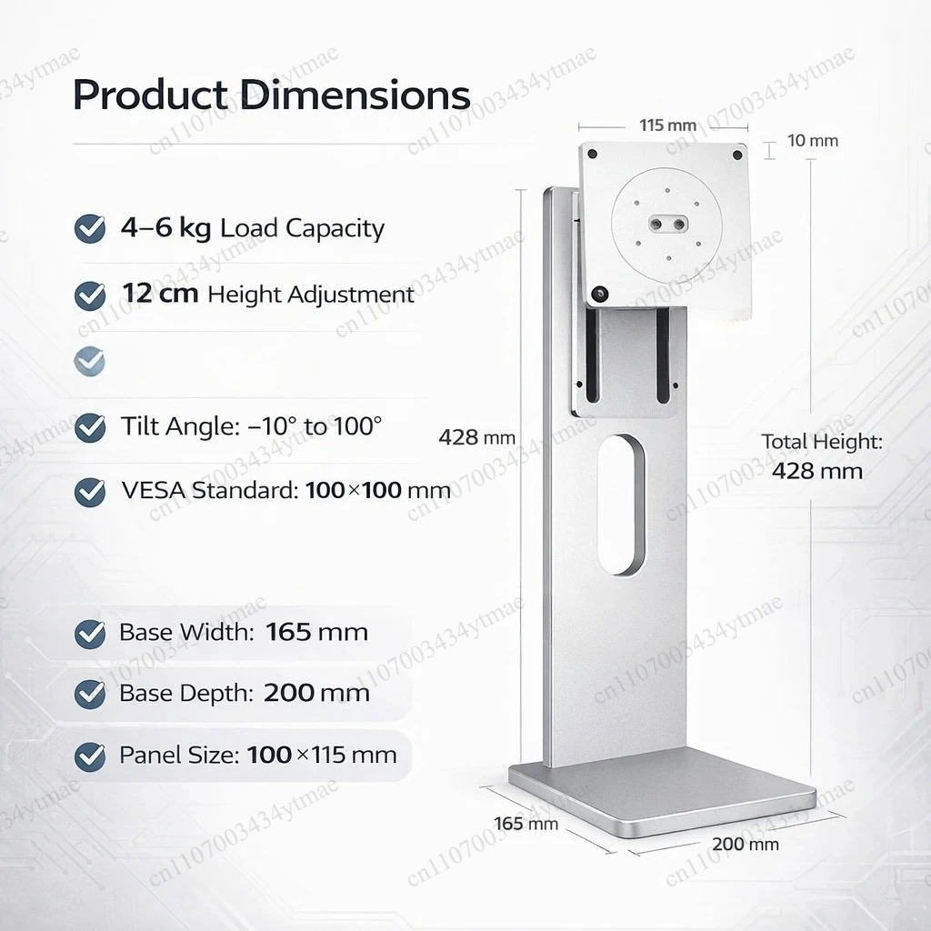 Aluminum Monitor Stand VESA 10 - đánh giá và giá Adjustable Monitor Mount