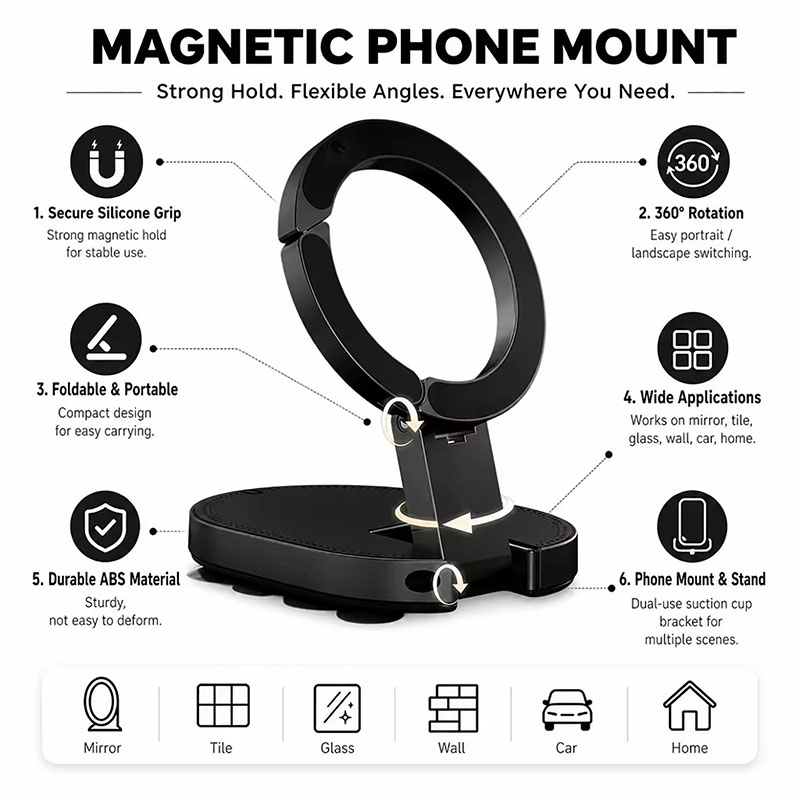 3 In1 Magnetic Foldable Phone  - đánh giá và giá Mobile Pedestal Cabinet