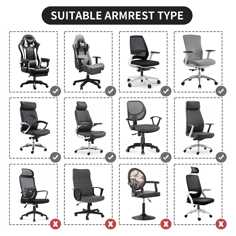 2 Pcs Office Chair Armrest Cov - đánh giá và giá Visitor Chair Padded