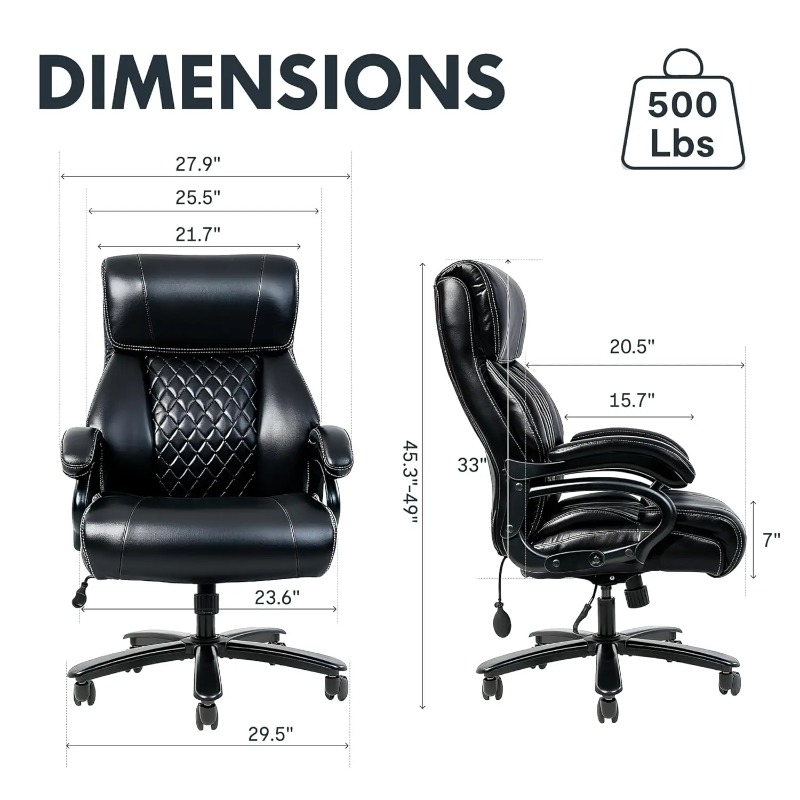 500Lbs Big and Tall High Back  - đánh giá và giá Office Furniture Plus