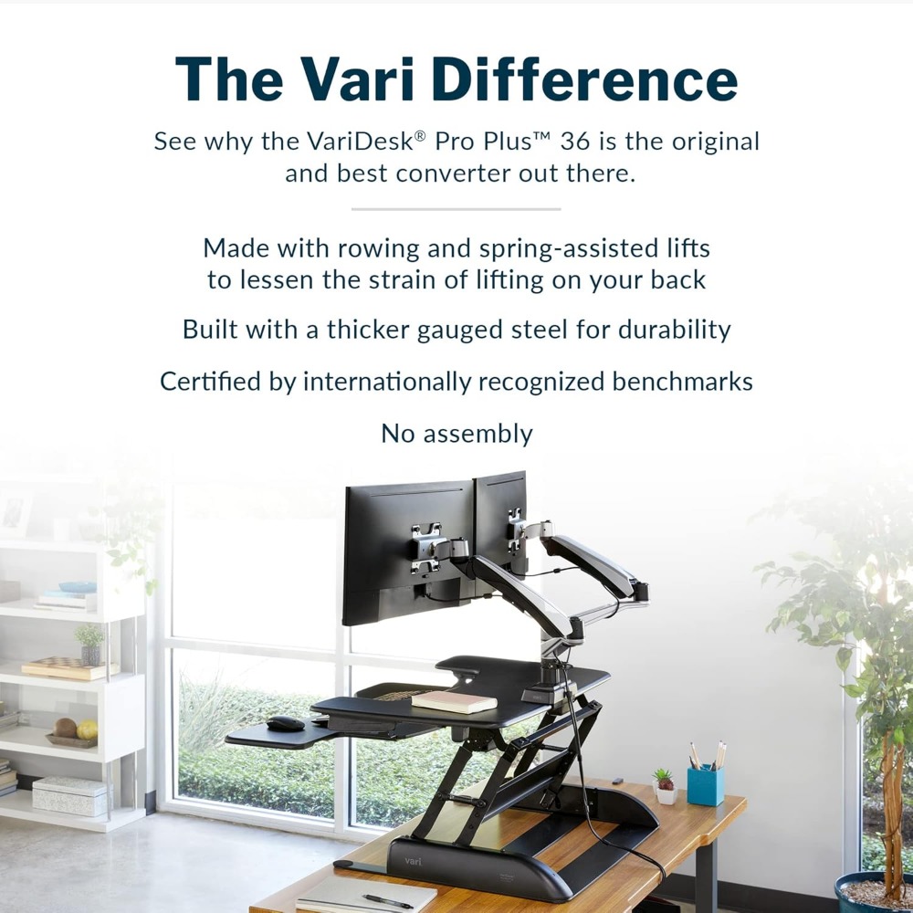 Desk Pro Plus 36, Dual Monitor - đánh giá và giá Office Furniture Plus
