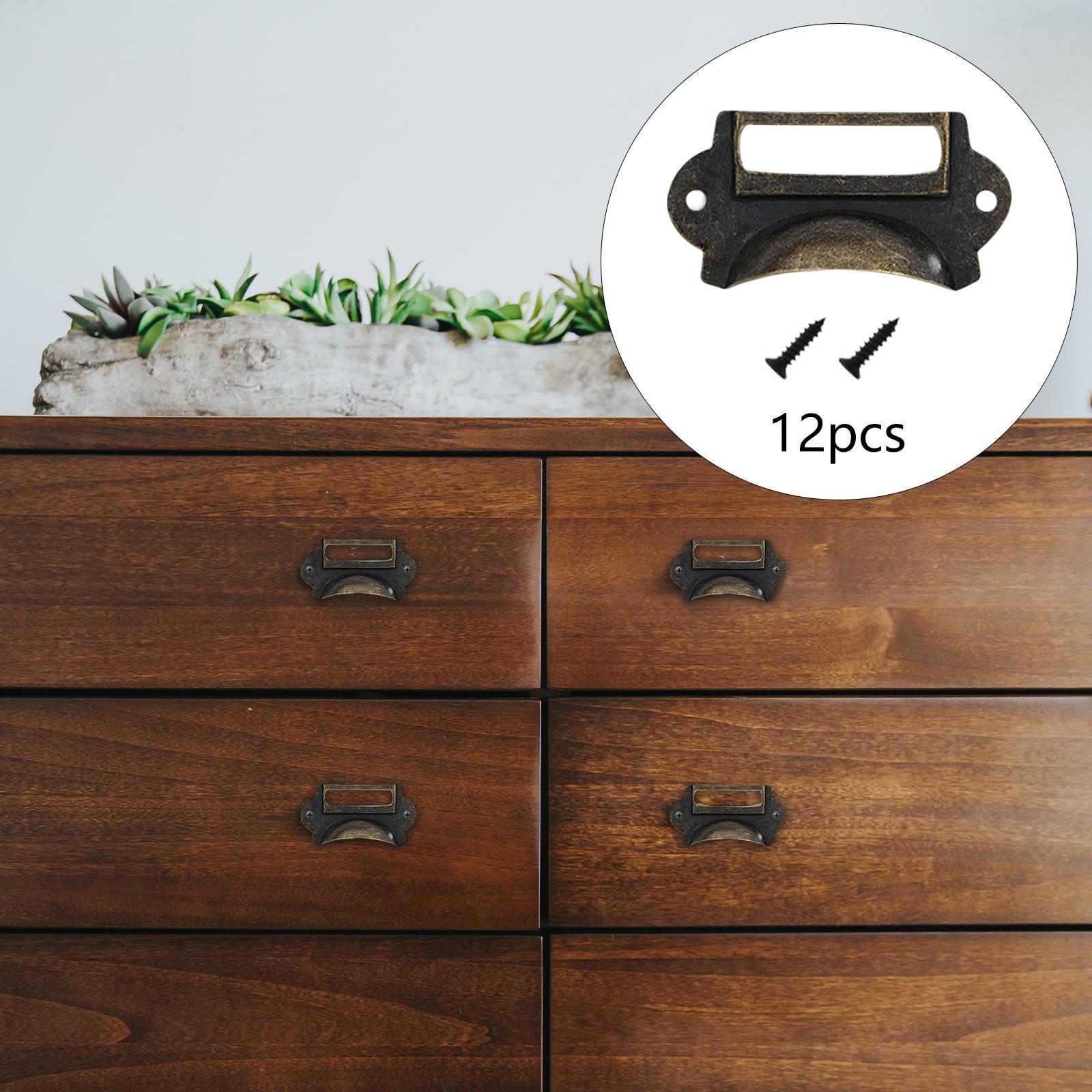 12Pcs Retro Style Drawer Pulls - đánh giá và giá Office Furniture Names