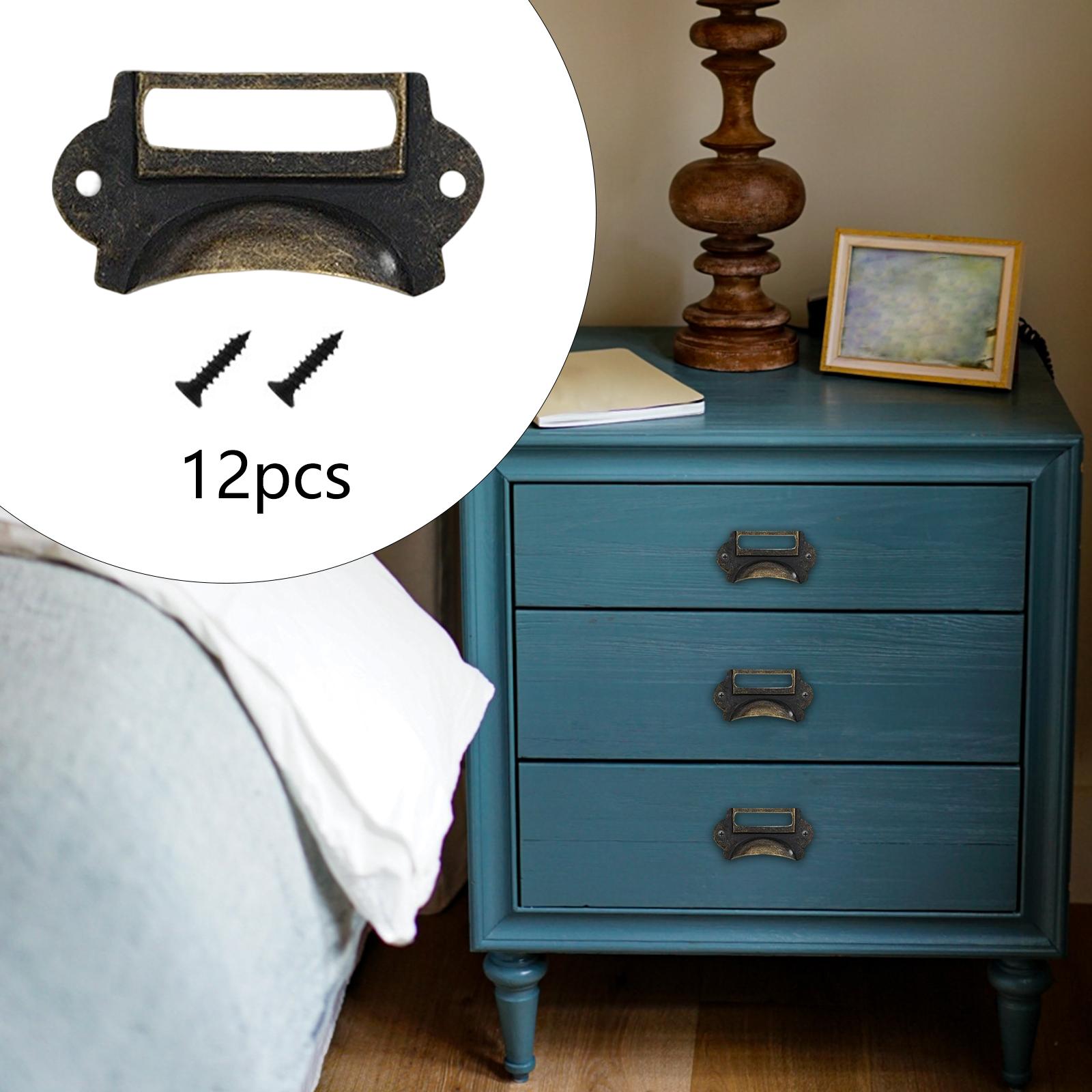 12Pcs Retro Style Drawer Pulls - đánh giá và giá Office Furniture Names
